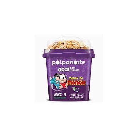 Açaí polpa norte turma da mônica 220g