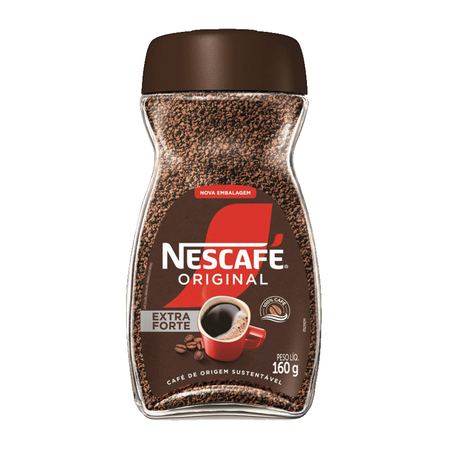 CAFÉ SOLÚVEL NESCAFÉ ORIGINAL EXTRA FORTE 160G