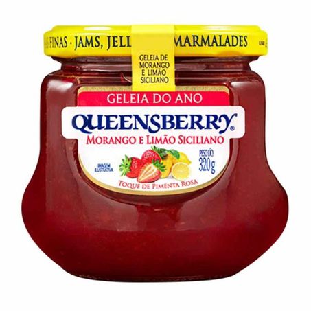 Geleia queensberry morango e limao sicil