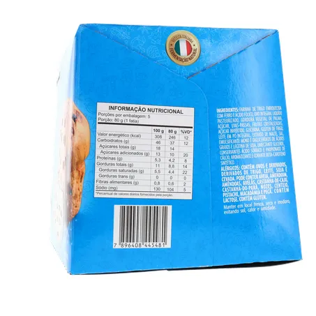 PANETTONE CASAREDO COM FRUTAS CRISTALIZADAS CAIXA 400G 360-26