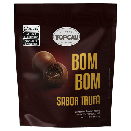 Bombom trufa rum topcau 55g