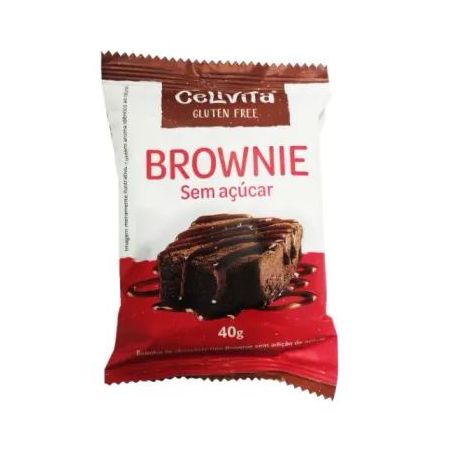 BROWNIE 40G SEM ACUCARES