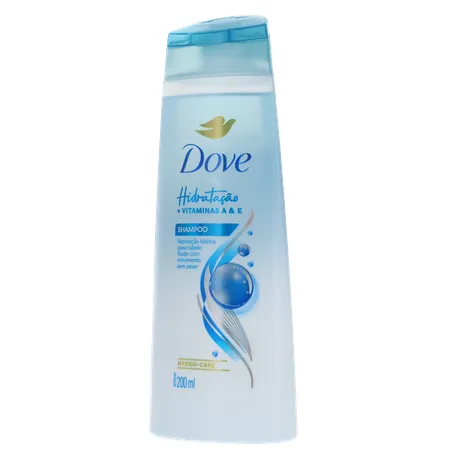 Shampo Dove Hidratação + Vitaminas A & B Squeeze 200ml 360-2