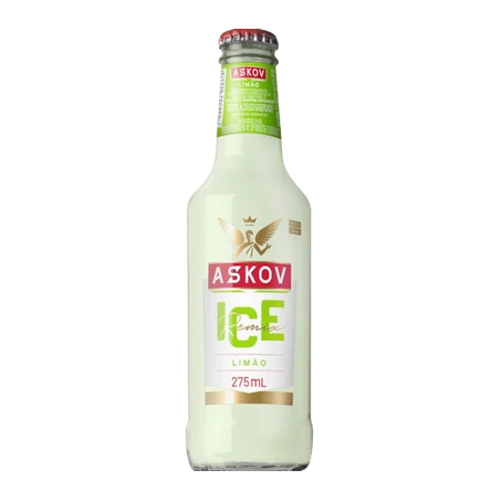 Bebida Askov Ice Alcoólica Mista Limão Vidro 275ml 
 