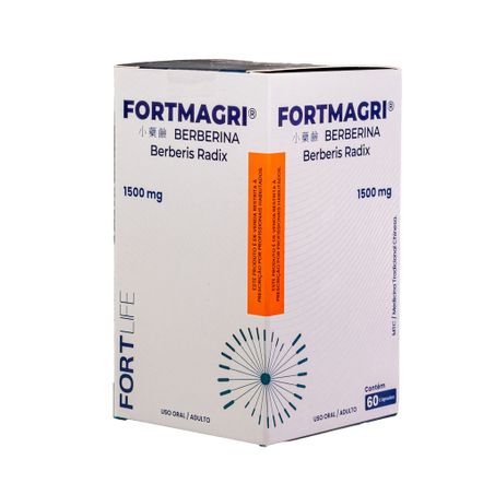 FORTMAGRI BERBERINA 1500MG 60 CAPSULAS