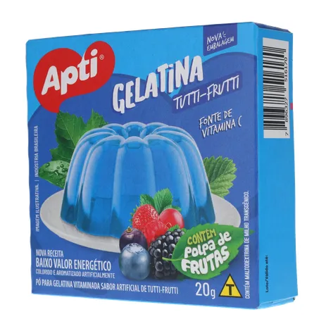 Gelatina Apti Sabor Tutti-Frutti Caixa 20gr 360-3