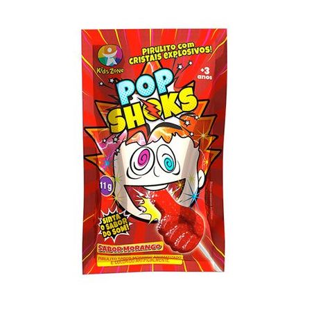 Pop Shoks Pirulito Explode Kids Zone 40g