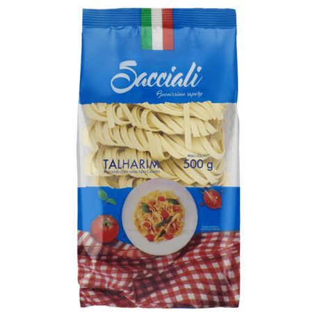 MASSA SACCIALI CASEIRA TALHARIM 500G