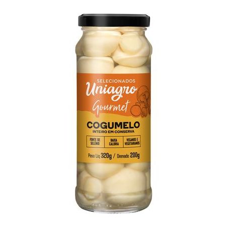 Cogumelo uniagro 200gr inteiro