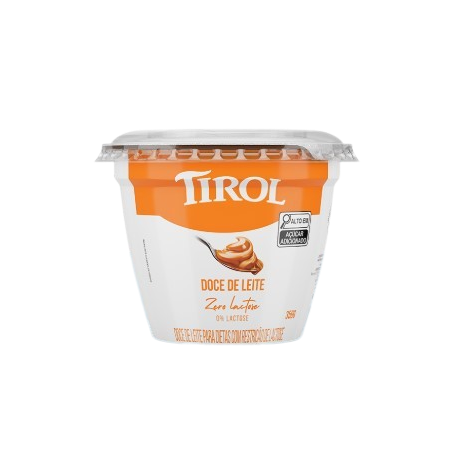 Doce leite tirol zero lactose pote 350g