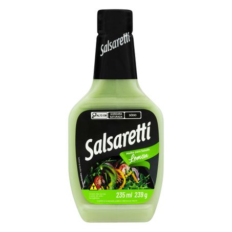 Molho salsaretti lemon 235 ml