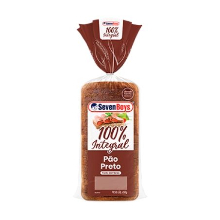 PAO PRETO SEVEN BOYS 450G INTEGRAL 100%