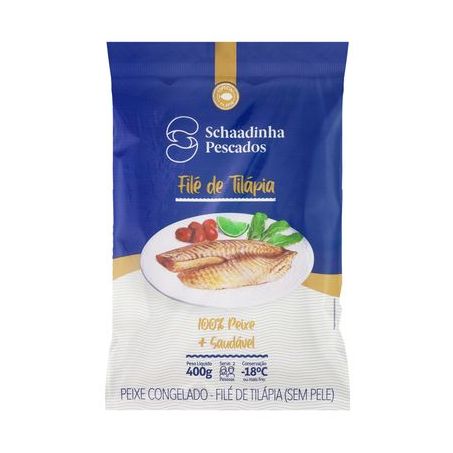 FILE TILAPIA PESCADOS SCHAADINHA 400G