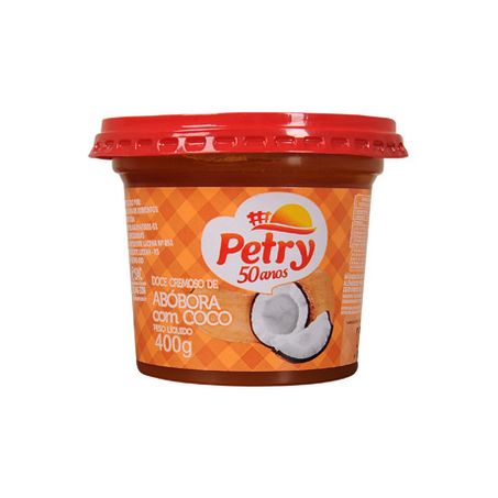 Doce de fruta petry abóbora e coco 400g