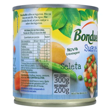 Seleta bonduelle suave lt 200g 360-11