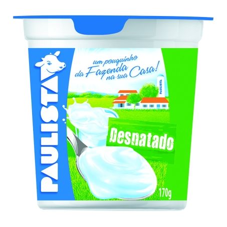 Iogurte Paulista Natural Parcialmente Desnatado 170G