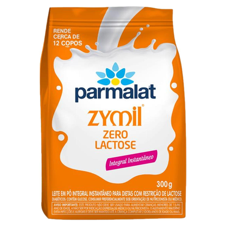 Leite em Pó Parmalat 300g - Zero Lactose - Instântaneo