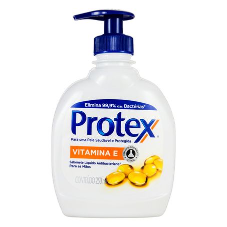 SABONETE LÍQUIDO ANTIBACTERIANO PARA AS MÃOS PROTEX VITAMINA E