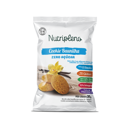 COOKIE BAUN ZERO 30G -NUTRIPLENO