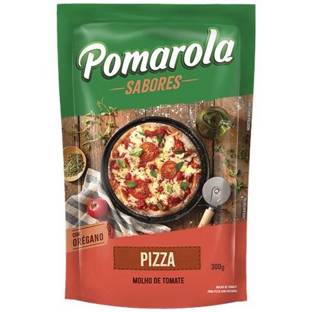 Molho de tomate pomarola pizza sachê 300g
