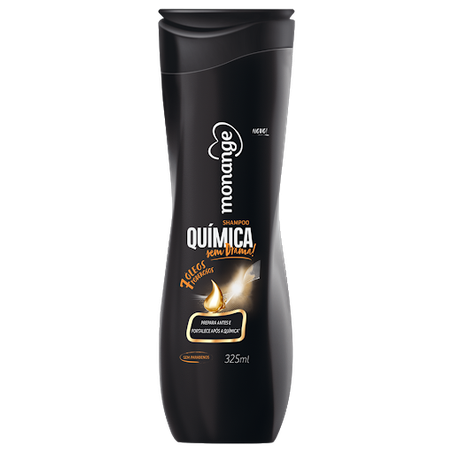 Shampoo monange 325ml quim sem drama