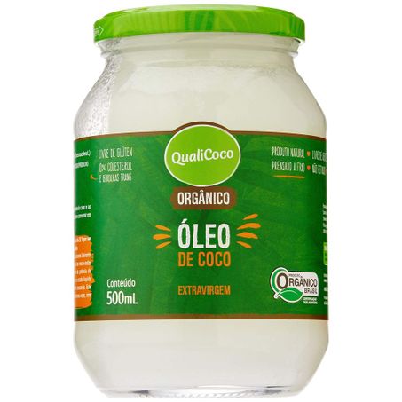 ÓLEO DE COCO ORGANICO E/V 500ML - QUALICOCO