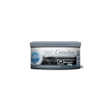 ODORIZADOR GEL ULTRA FRESH CAR NOVO 60G