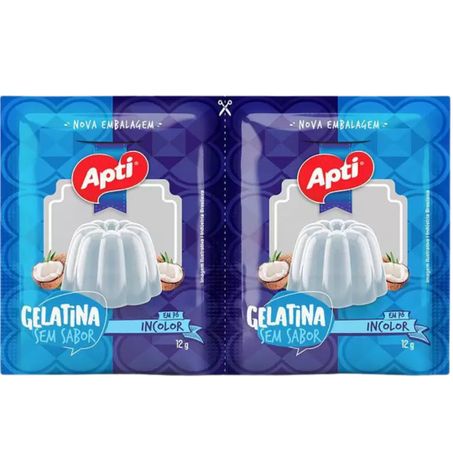 Gelatina apti 24g sem sabor