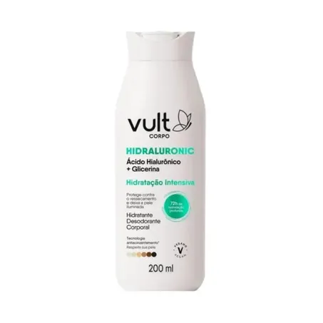 CREME HIDRATANTE VULT HIALURONICO+GLICERINA 200ML