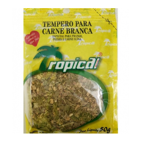 TEMPERO TROPICAL P/CARNE BRANCA 50G