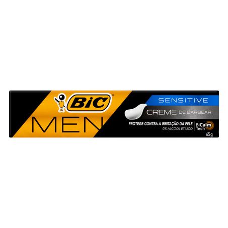 CREME DE BARBEAR SENSITIVE BIC MEN