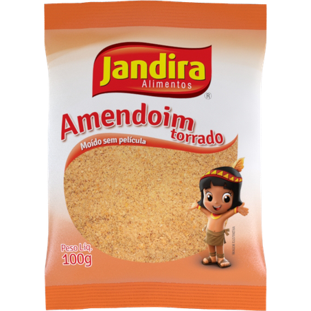 Amendoim torrado jandira moído 100g