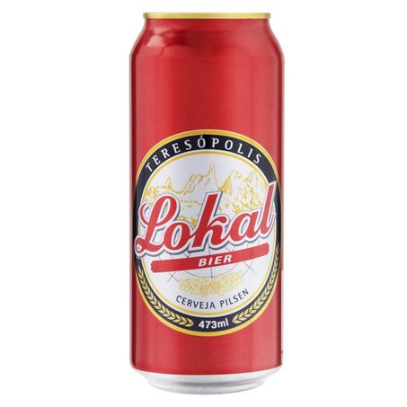 Cerveja lokal pilsen lata 473ml