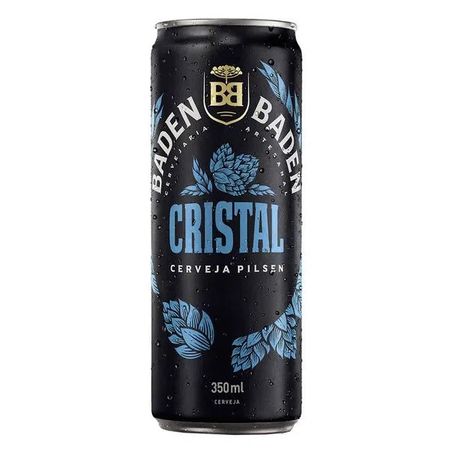 Cerveja pilsen baden cristal 350ml