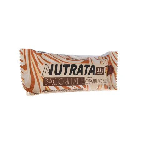 BARRA DE PROTEÍNA NUTRATA BACIO DI LATTE CARAMELO SALGADO 45G 360-32