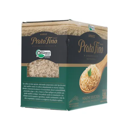 ARROZ PRATO FINO 500G ORGANICO 360-30