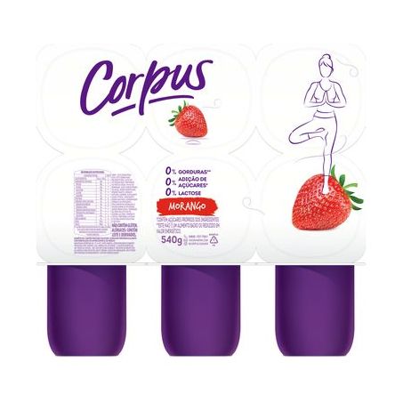 IOG CORPUS POLPA MORANGO 540G