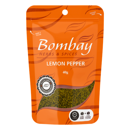 Tempero Lemon Pepper Bombay Herbs & Spices Pouch 40g