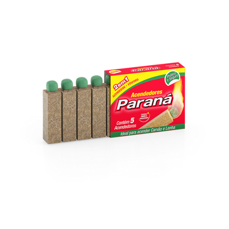 Fósforo acendedor em bastão paraná c/5