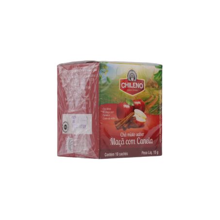 Chá Misto Chileno Maça com Canela Caixa com 10un - 15gr 360-23