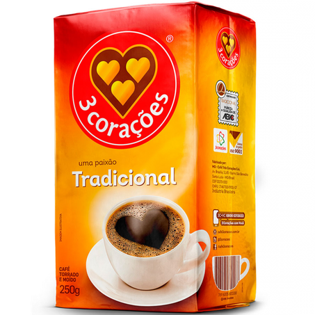 Cafe 3 coracoes tradicional 250g