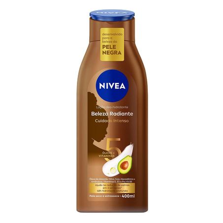 Creme hidratante nivea beleza radiante cuidado intenso 200ml