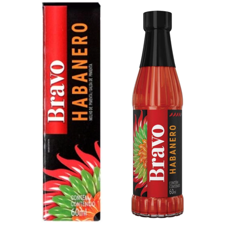 MOLHO DE PIMENTA BRAVO HABANERO 60ML