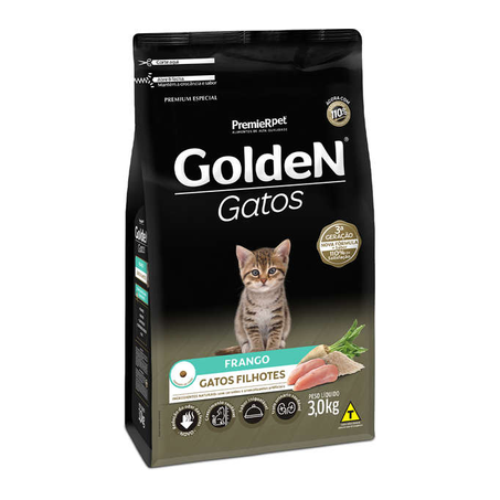 GOLDEN GATOS FILHOTES 3KG