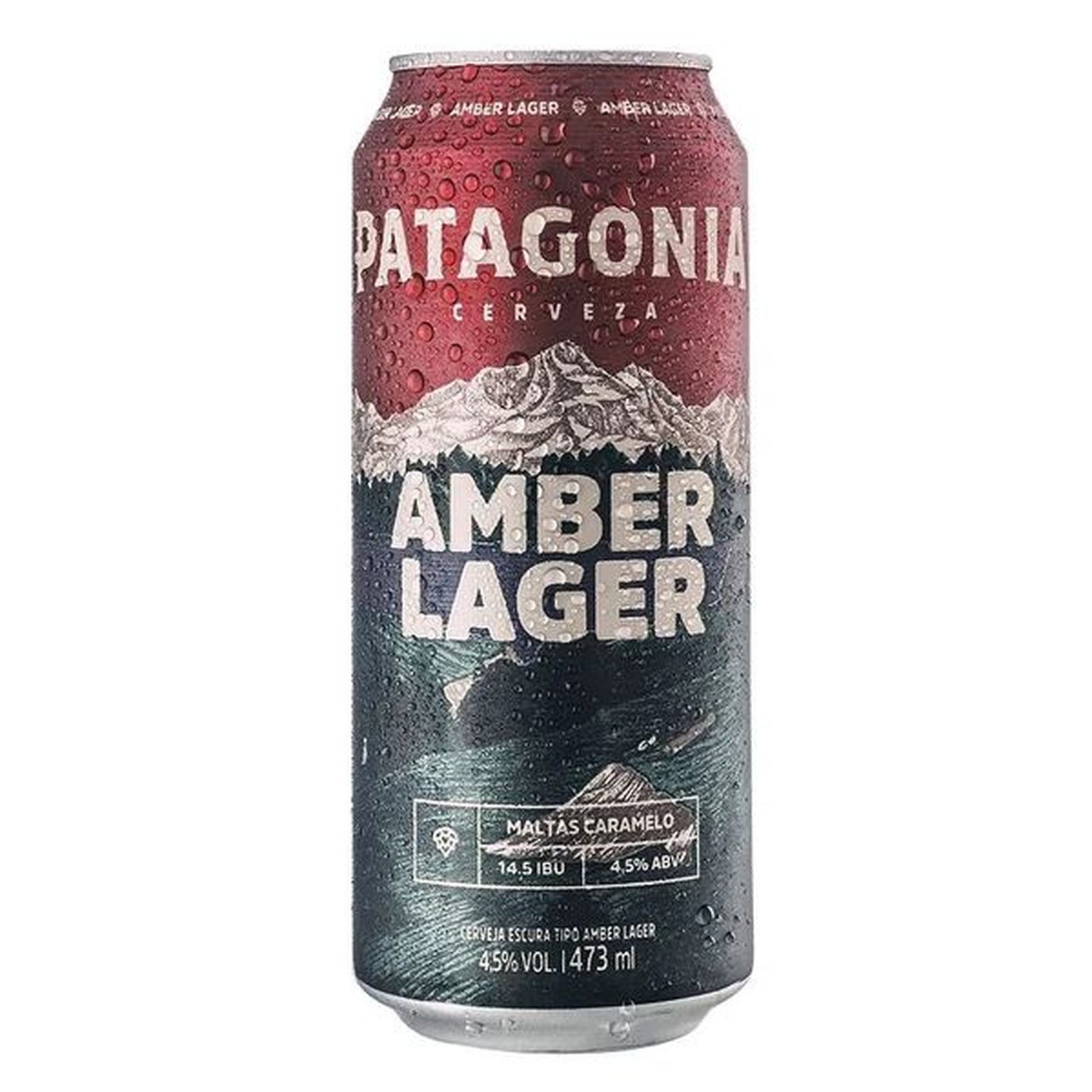 CERVEJA PATAGONIA AMBER LAGER LT 473ML