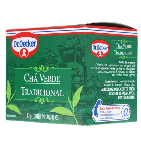 CHÁ DR OETKER VERDE TRADICIONAL SAQUINHO 10UN 360-4