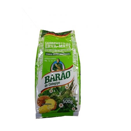Erva mate barao comp chas selec 500g