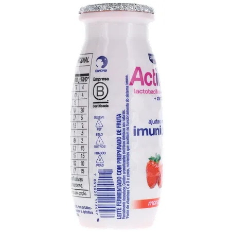Leite Fermentado Parcialmente Desnatado de Morango Actimel 100G 360-29