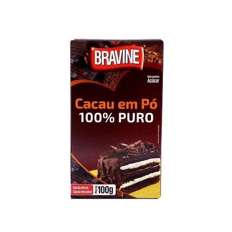 Cacau em pó bravine 100g