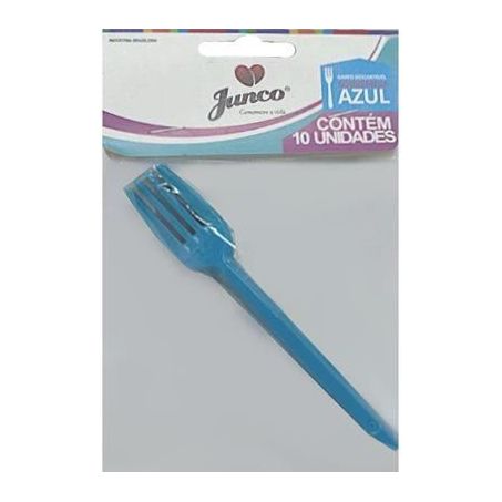 GARFO JUNCO SOBREMESA 10UN AZUL